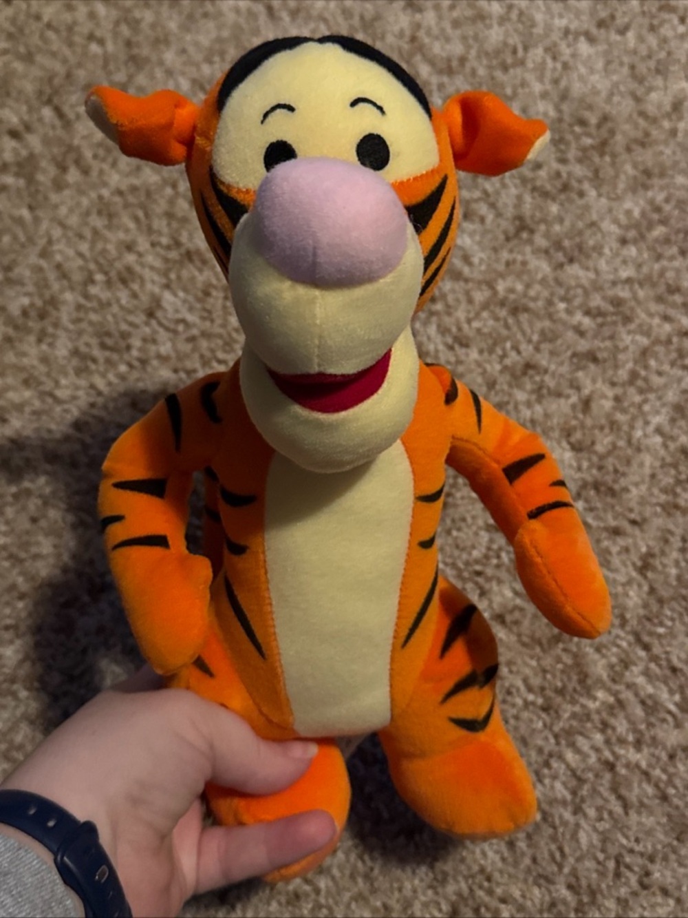Tigger 11" Plush Vintage MATTEL Winnie the Pooh Clean Classic Stuffed Animal Toy